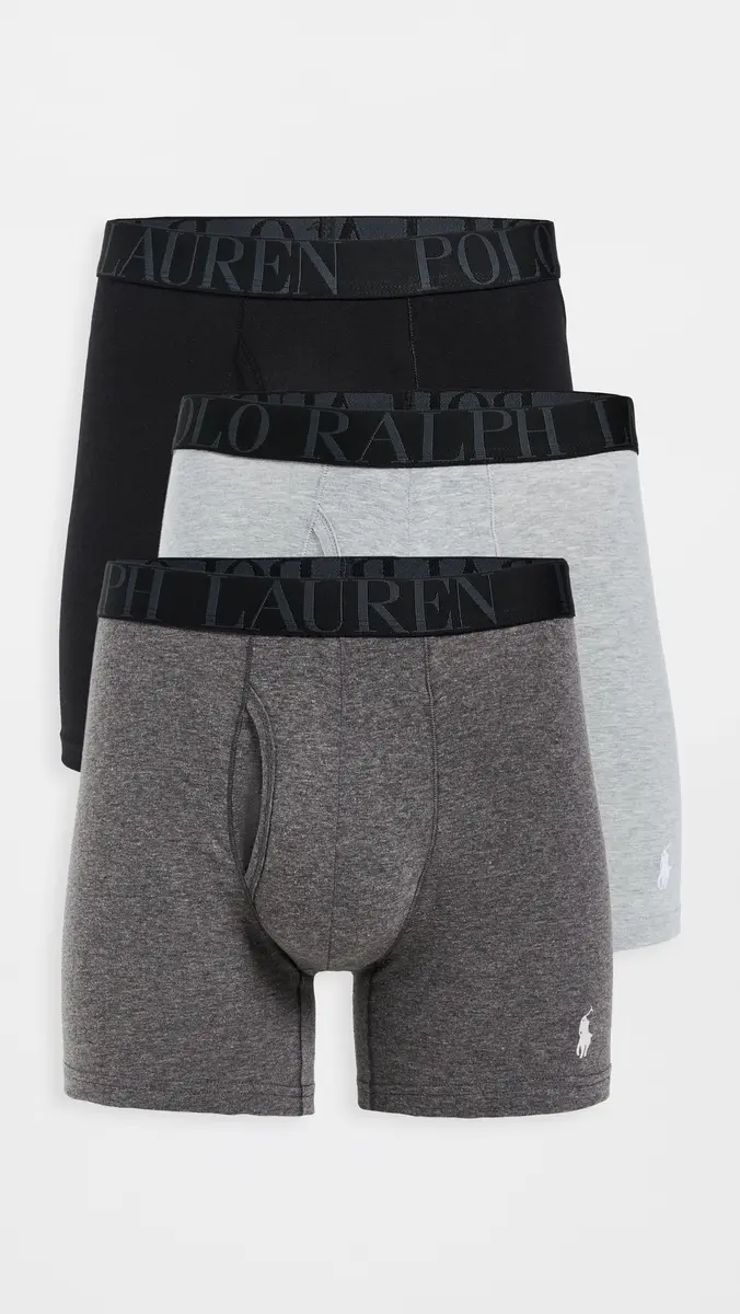 Polo Ralph Lauren Underwear Stretch Classic Fit Boxer Briefs 3 Pack | Thumbnail 2