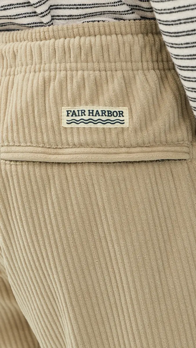 Fair Harbor The Wilder Stretch Corduroy Shorts 7 Khaki | Thumbnail 6 Fair Harbor The Wilder Stretch Corduroy Shorts 7 Khaki | Thumbnail 6