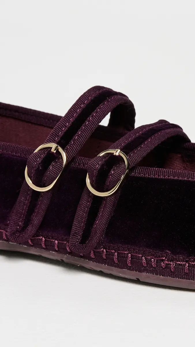 Flabelus Claire Velvet Mary Jane Flats | Thumbnail 6 Flabelus Claire Velvet Mary Jane Flats | Thumbnail 6