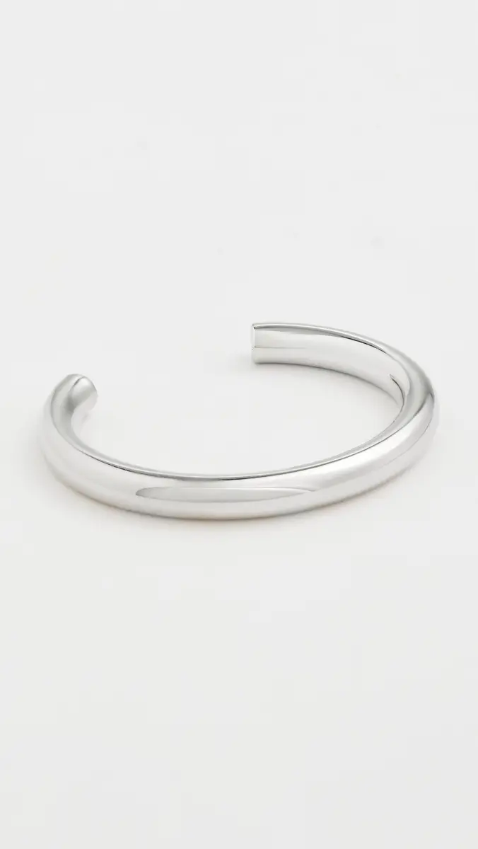 Jennifer Fisher Natasha Cuff Rhodium One Size | Thumbnail 2