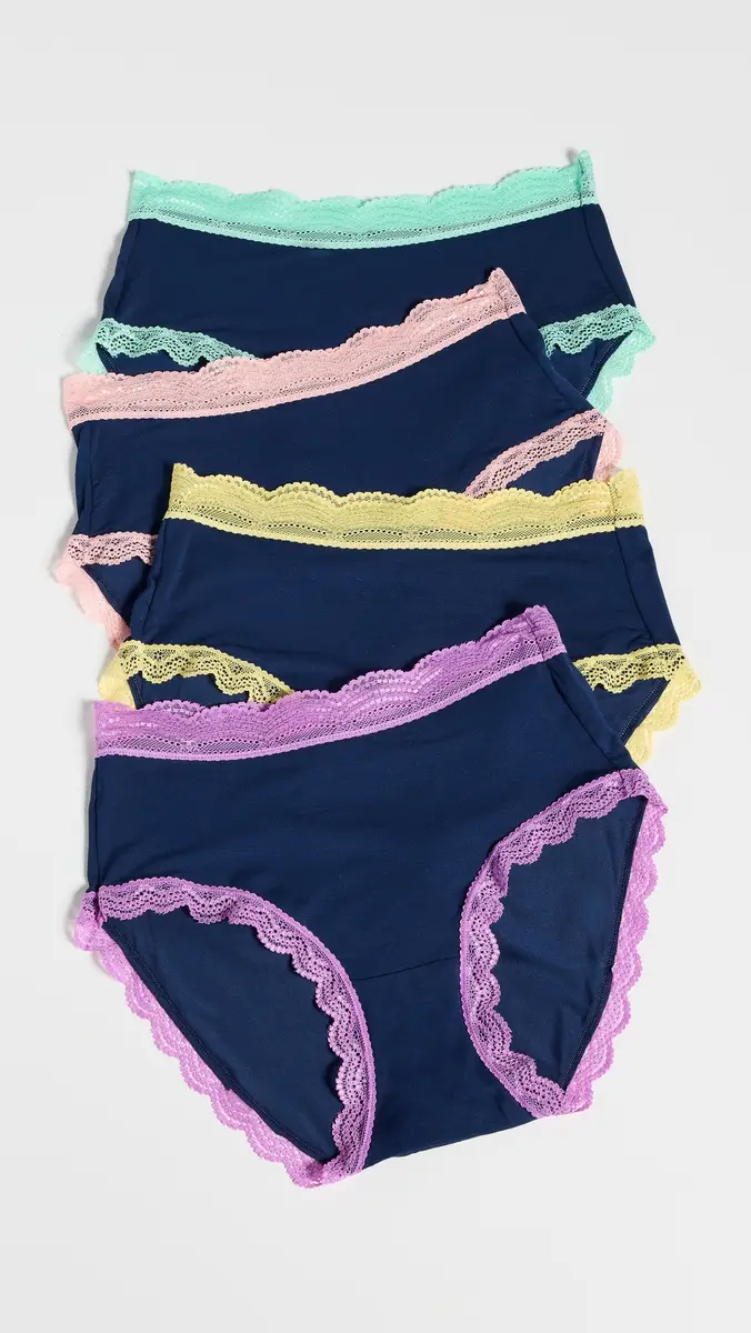 Stripe & Stare Original Knicker Panties 4 Pack | Thumbnail 2