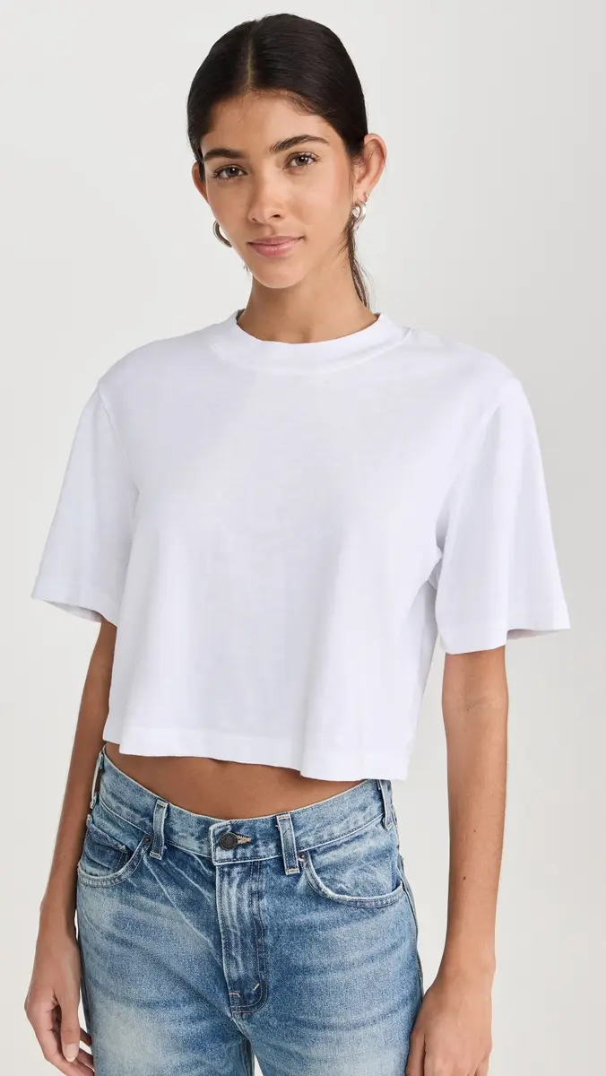 Cotton Citizen The Tokyo Crop Tee White | Thumbnail 2