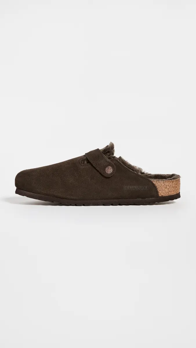 Birkenstock Boston Shearling Clogs Mocha/Mocha | Thumbnail 6 Birkenstock Boston Shearling Clogs Mocha/Mocha | Thumbnail 6