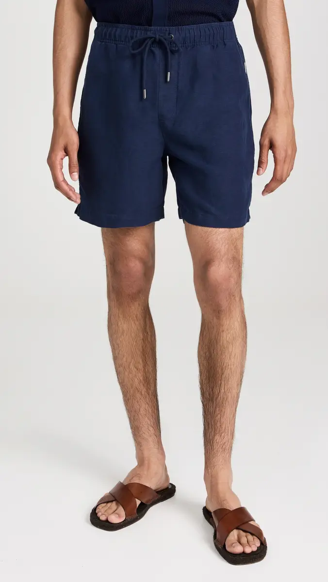 Onia Air Linen Pull-On Shorts 6 | Thumbnail 2 Onia Air Linen Pull-On Shorts 6 | Thumbnail 2
