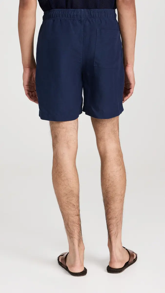 Onia Air Linen Pull-On Shorts 6 | Thumbnail 3 Onia Air Linen Pull-On Shorts 6 | Thumbnail 3