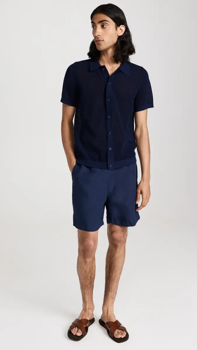 Onia Air Linen Pull-On Shorts 6 | Thumbnail 5 Onia Air Linen Pull-On Shorts 6 | Thumbnail 5