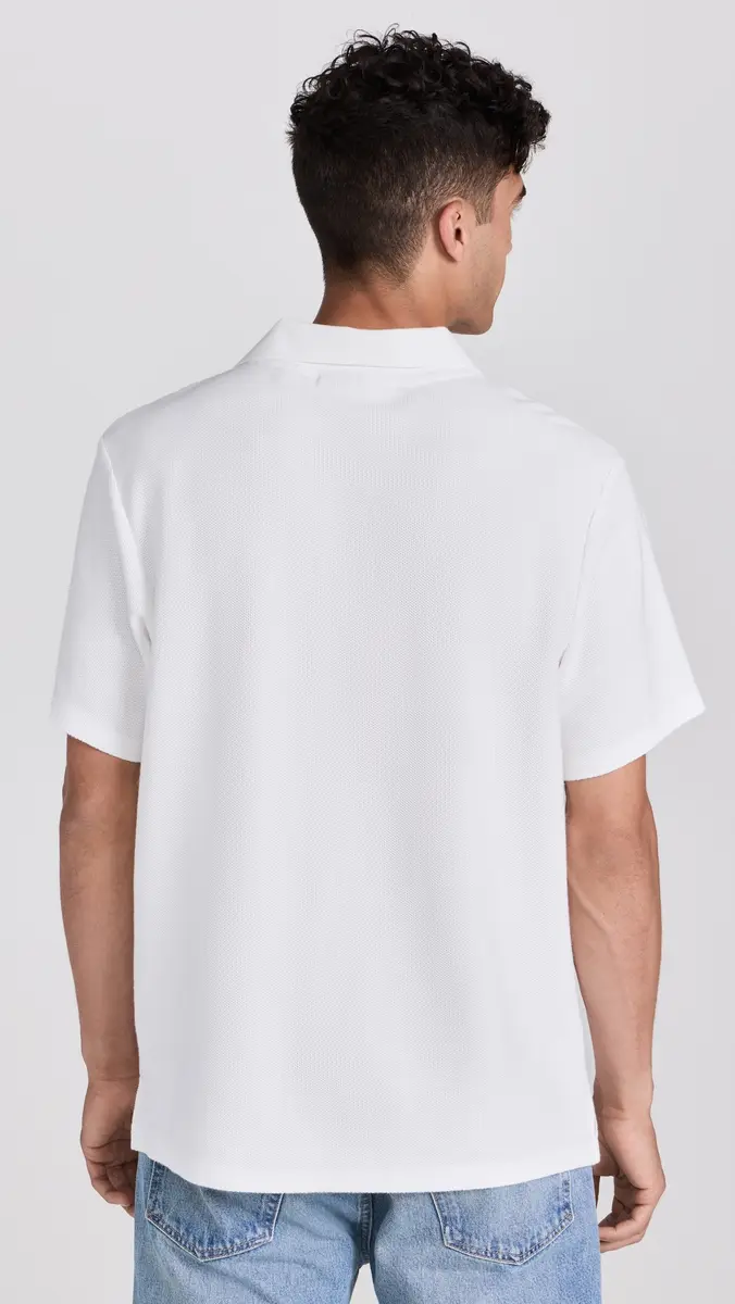 Frame Short Sleeve Jacquard Polo | Thumbnail 3