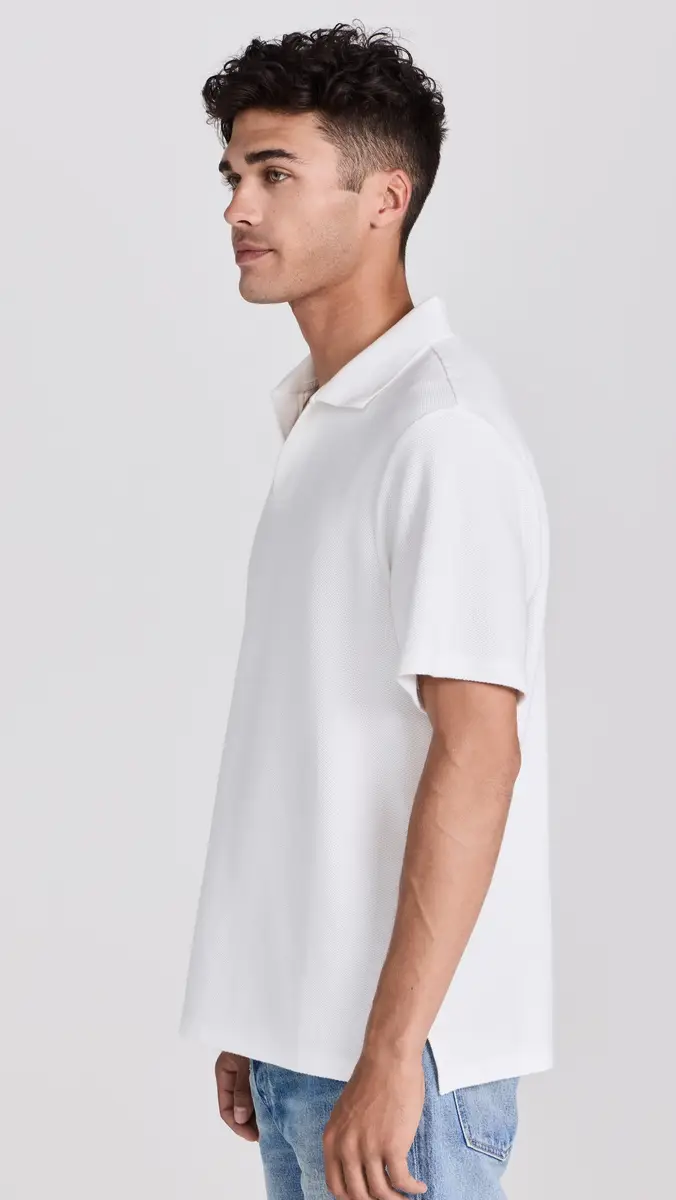 Frame Short Sleeve Jacquard Polo | Thumbnail 4