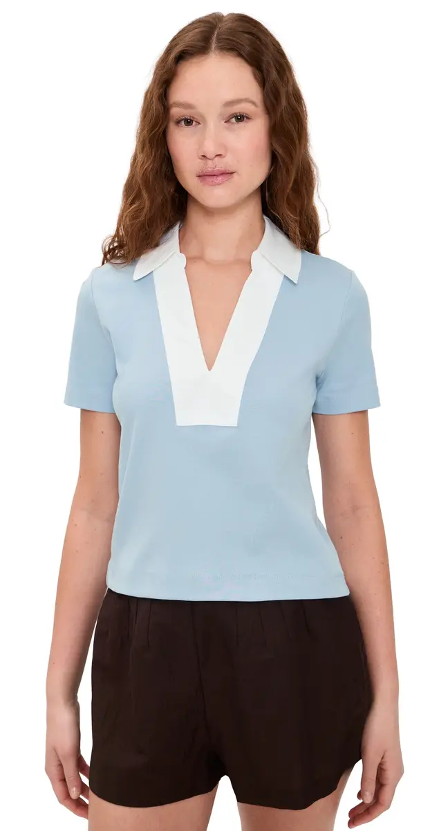 Melanie Top Powder Blue Melanie Top Powder Blue