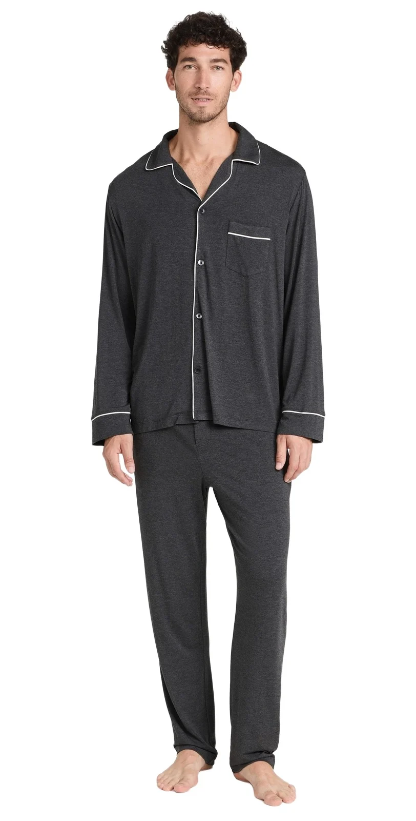 William Modal Long Pajama Set