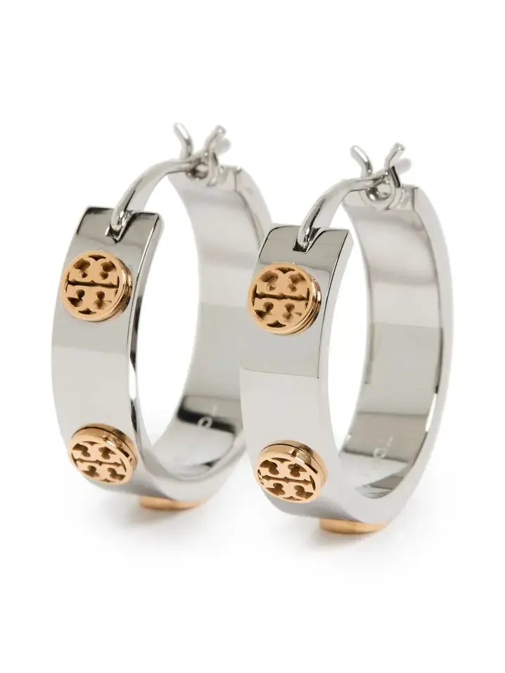 Thin Icon Hoop Earrings