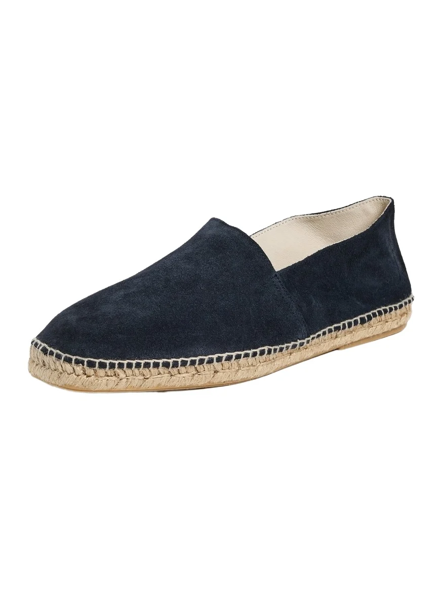MANEBI Suede Square Toe Espadrilles