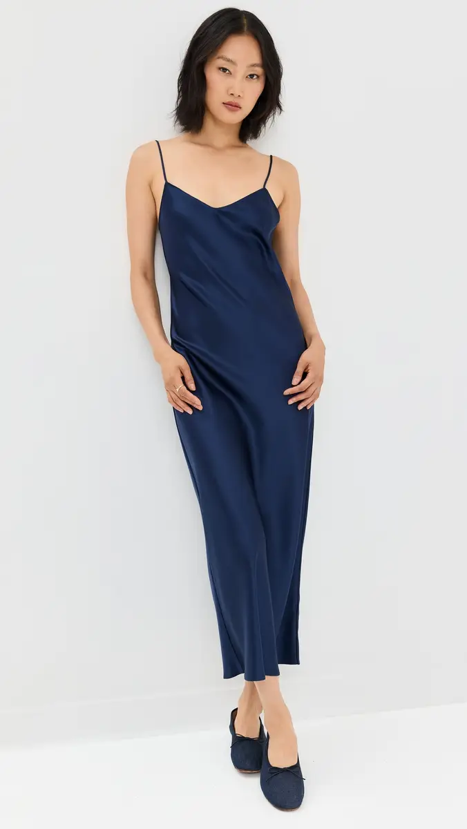 Polo Ralph Lauren Sleeveless Slip Dress Newport Navy | Thumbnail 2 Polo Ralph Lauren Sleeveless Slip Dress Newport Navy | Thumbnail 2