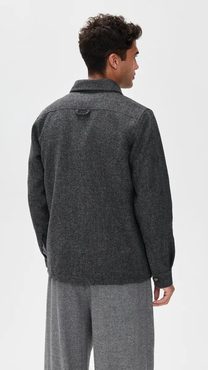 Portuguese Flannel Wool Field Shirt Jacket | Thumbnail 3 Portuguese Flannel Wool Field Shirt Jacket | Thumbnail 3
