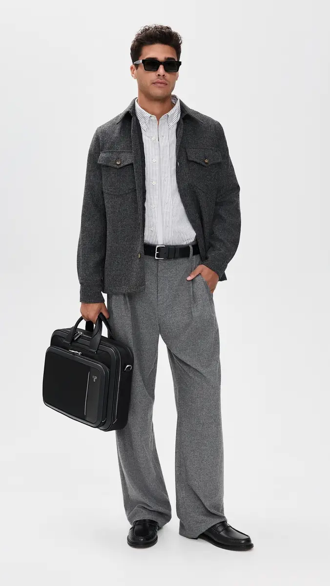 Portuguese Flannel Wool Field Shirt Jacket | Thumbnail 5 Portuguese Flannel Wool Field Shirt Jacket | Thumbnail 5