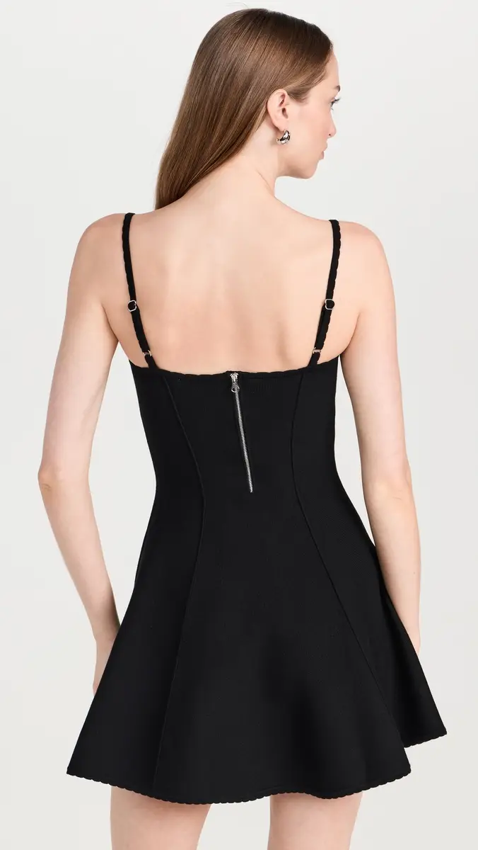 Fleur du Mal Flared Corset Dress Black | Thumbnail 3 Fleur du Mal Flared Corset Dress Black | Thumbnail 3