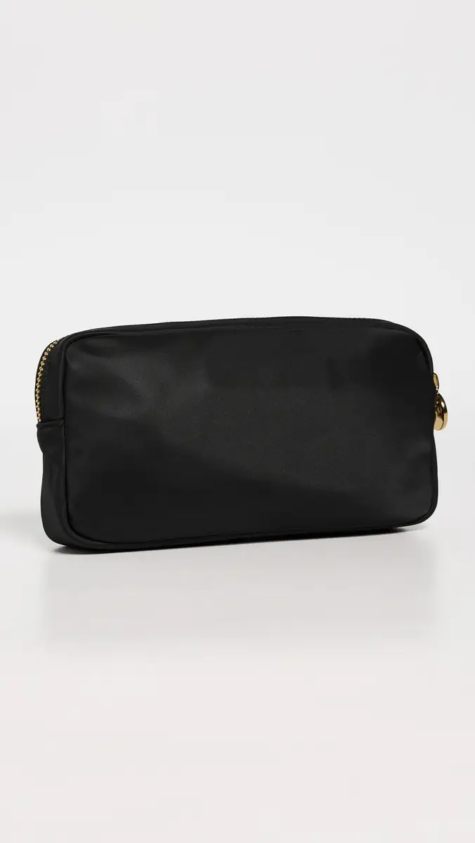 Stoney Clover Lane Do Not Disturb Embroidered Small Pouch Noir One Size | Thumbnail 3