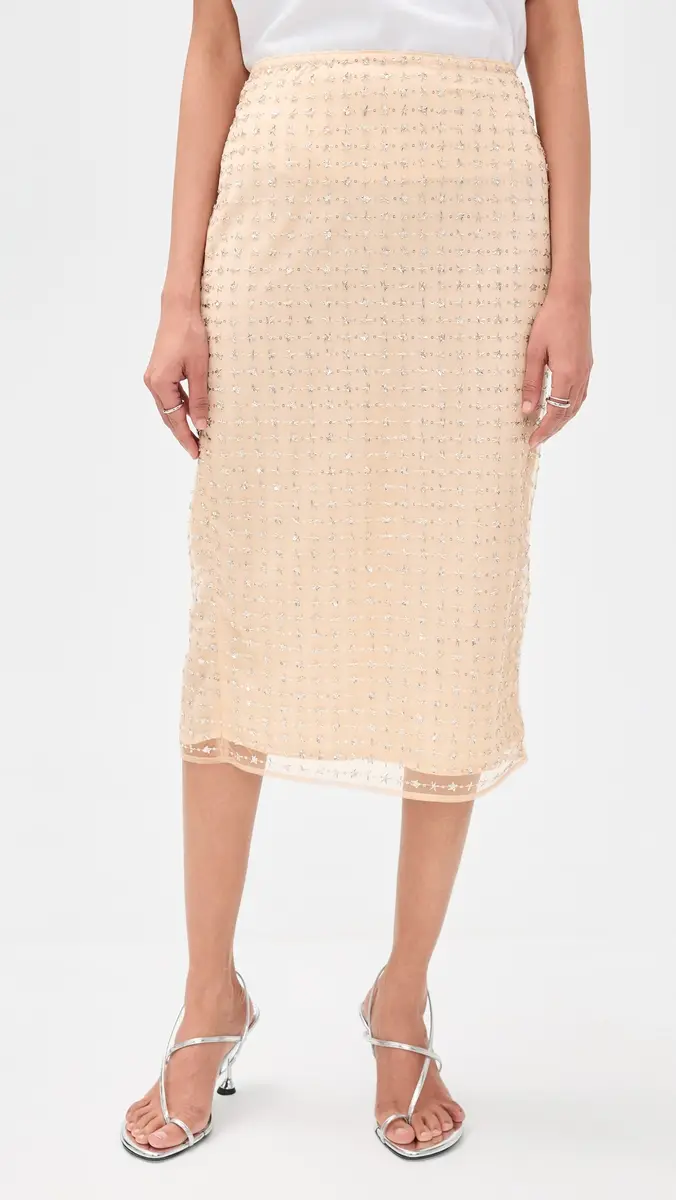 STAUD Casey Skirt Stardust | Thumbnail 2