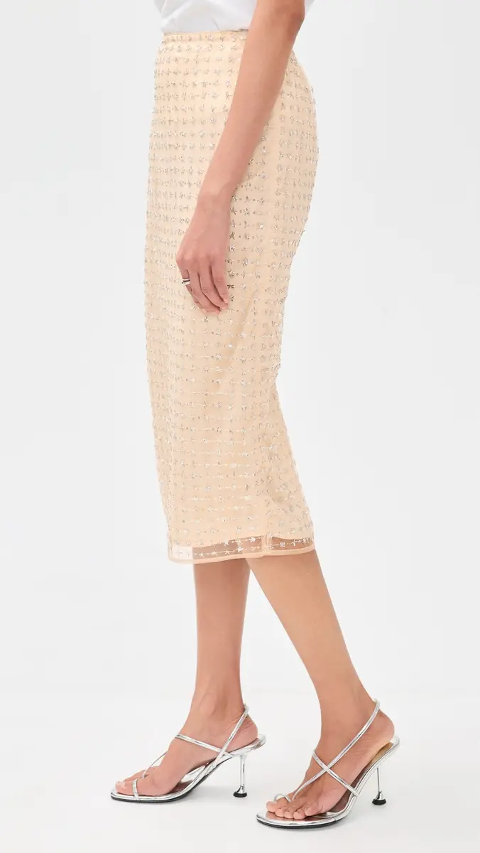 STAUD Casey Skirt Stardust | Thumbnail 4