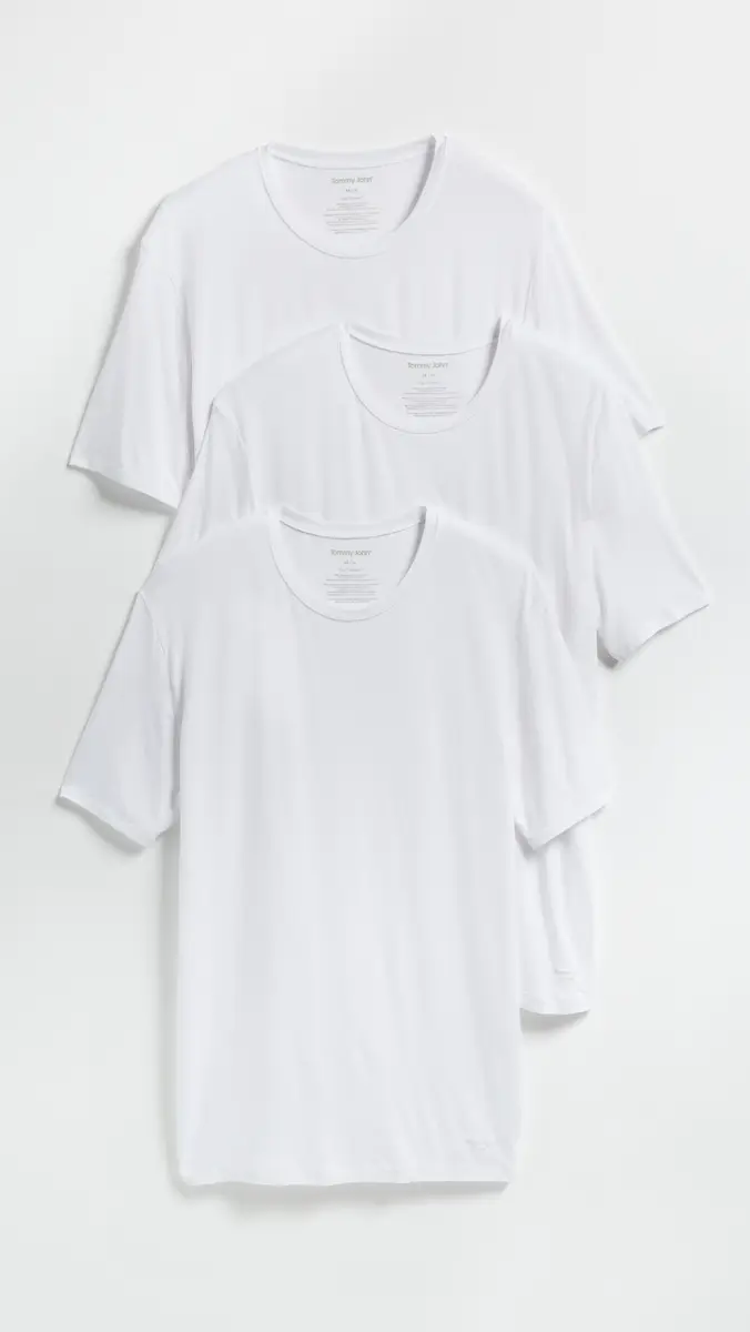 Tommy John Crew Neck Stay-Tucked Undershirt 3-Pack | Thumbnail 2