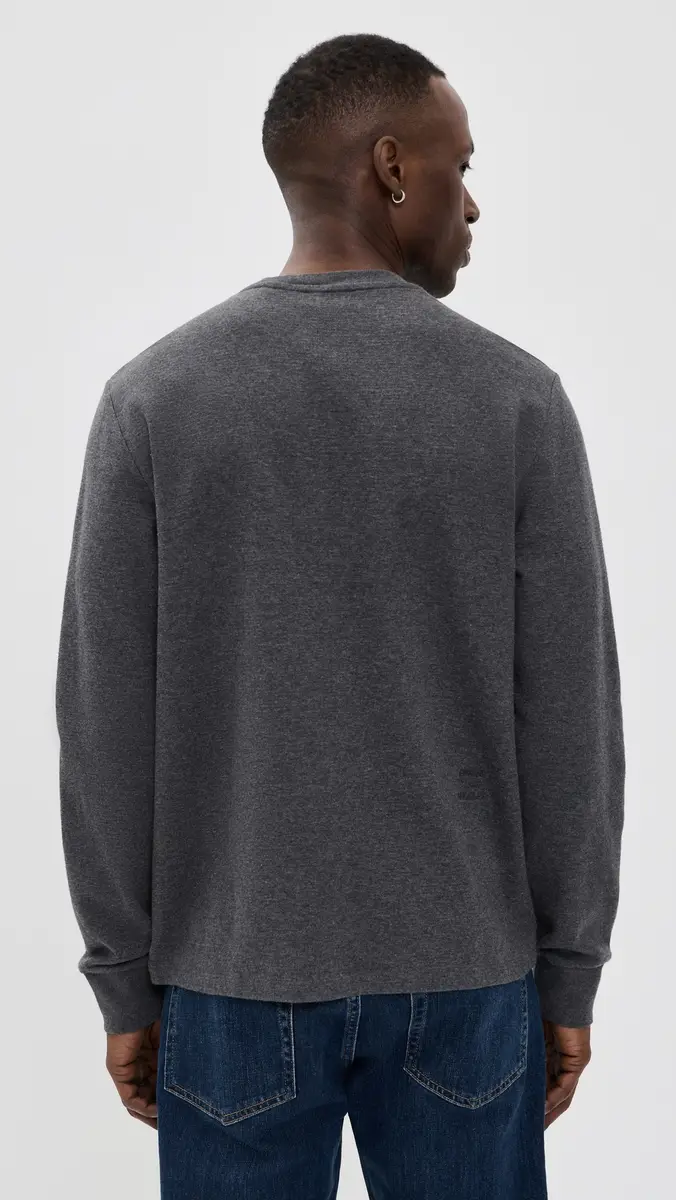 Frame Duo Fold Long Sleeve Crew Tee | Thumbnail 3 Frame Duo Fold Long Sleeve Crew Tee | Thumbnail 3