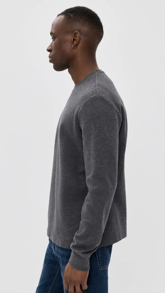 Frame Duo Fold Long Sleeve Crew Tee | Thumbnail 4 Frame Duo Fold Long Sleeve Crew Tee | Thumbnail 4