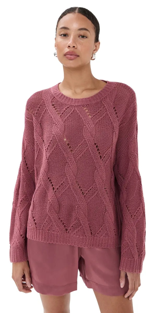 Sablyn Gia louchy Cashmere Crew Neck weater Desert Bloom | Image 1 Sablyn Gia louchy Cashmere Crew Neck weater Desert Bloom | Image 1