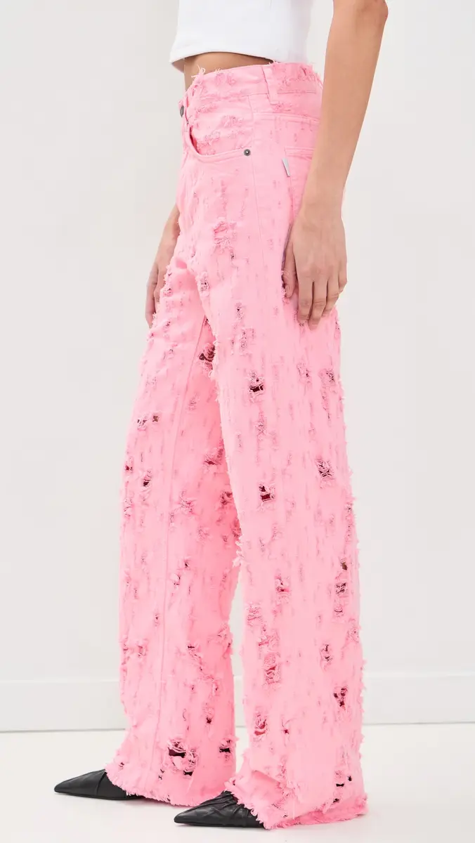 HAIKURE Bonnie Bull Destroyed Jeans Flamingo | Thumbnail 4 HAIKURE Bonnie Bull Destroyed Jeans Flamingo | Thumbnail 4