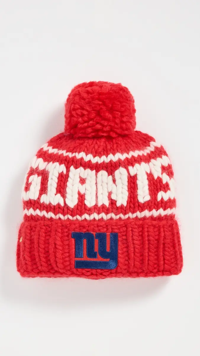 Lele Sadoughi Giants Beanie Red One Size | Thumbnail 3 Lele Sadoughi Giants Beanie Red One Size | Thumbnail 3