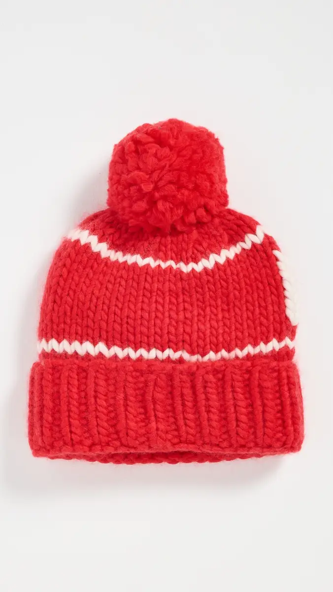 Lele Sadoughi Giants Beanie Red One Size | Thumbnail 4 Lele Sadoughi Giants Beanie Red One Size | Thumbnail 4