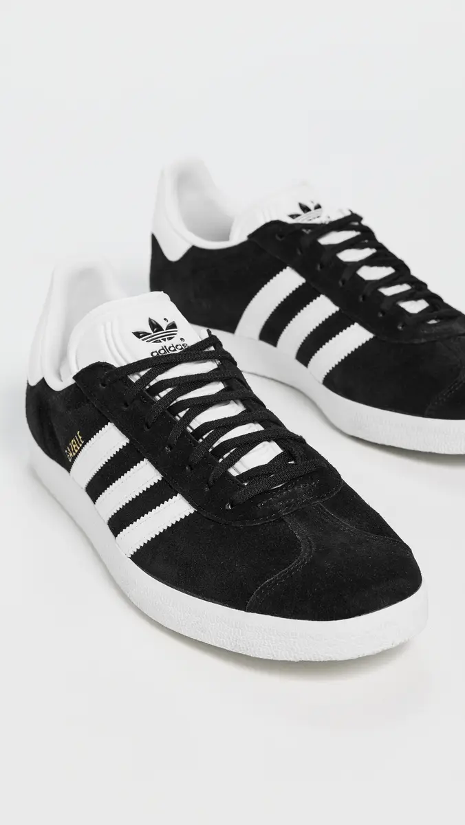 adidas Gazelle Sneakers Core Black/White | Thumbnail 4