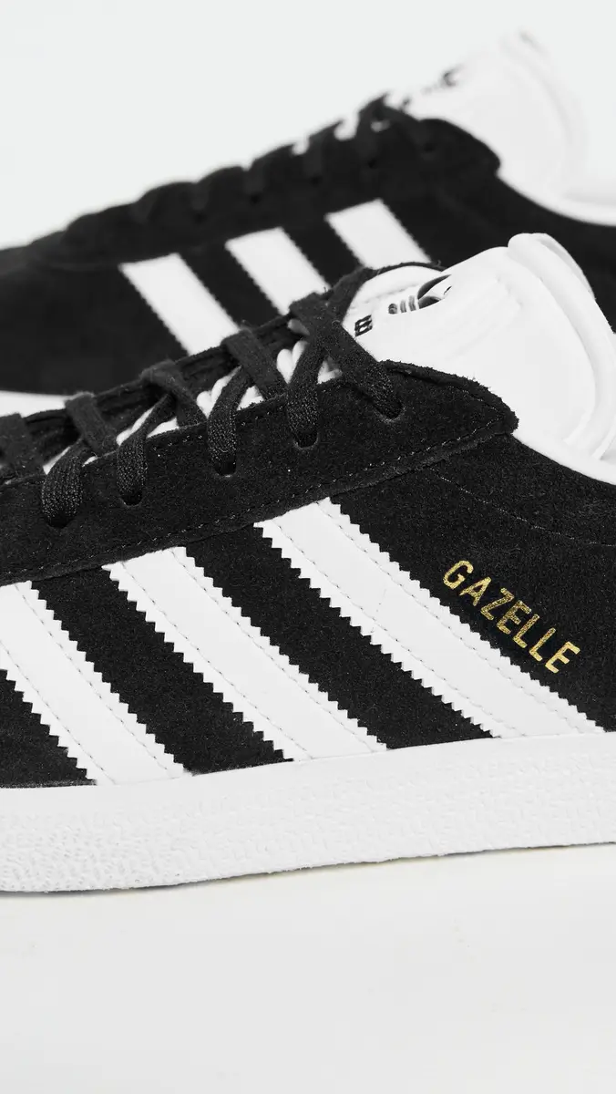 adidas Gazelle Sneakers Core Black/White | Thumbnail 5