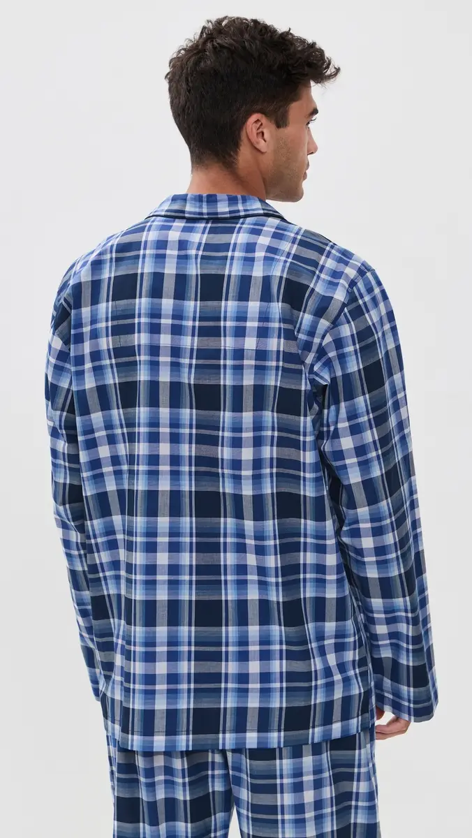 Polo Ralph Lauren Underwear Plaid Long Sleeve Pajama Shirt | Thumbnail 3