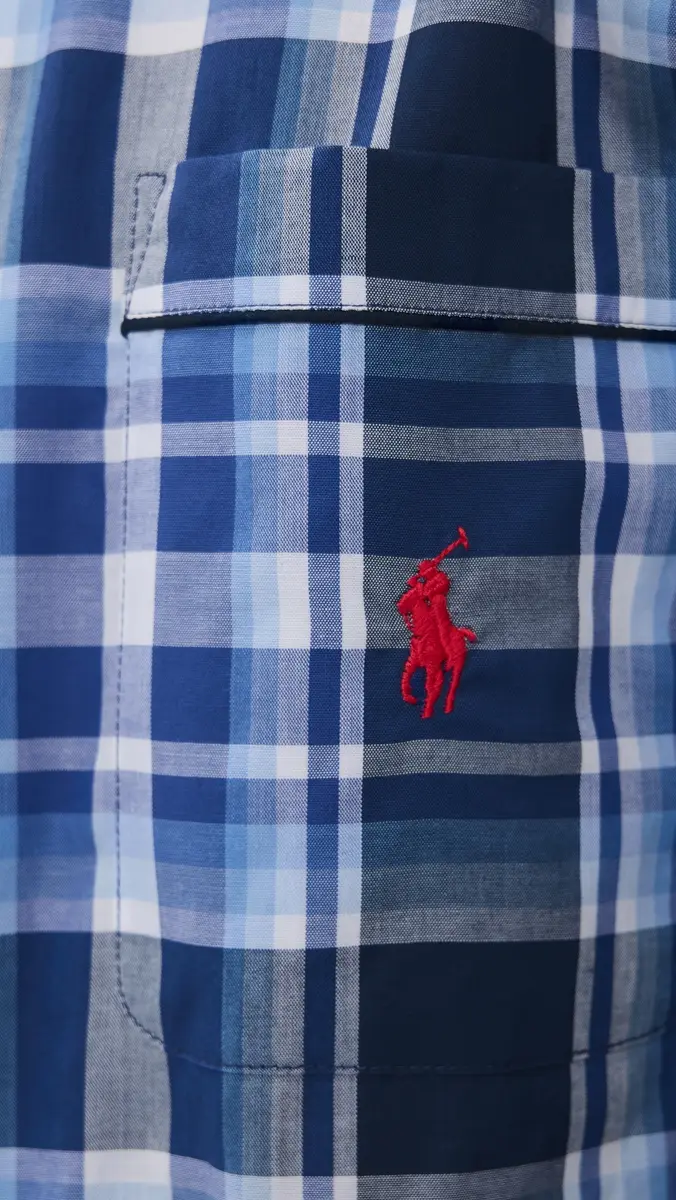 Polo Ralph Lauren Underwear Plaid Long Sleeve Pajama Shirt | Thumbnail 6