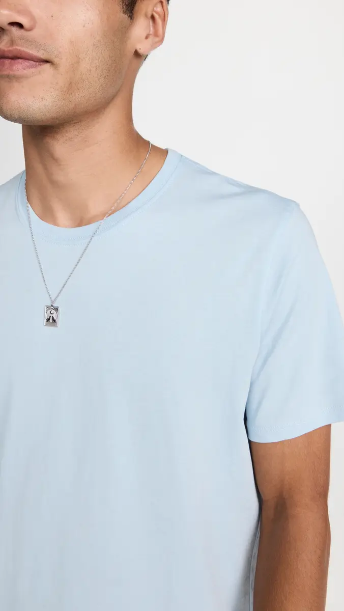 ATM Anthony Thomas Melillo Classic Jersey Crew Neck Tee Blue | Thumbnail 6 ATM Anthony Thomas Melillo Classic Jersey Crew Neck Tee Blue | Thumbnail 6