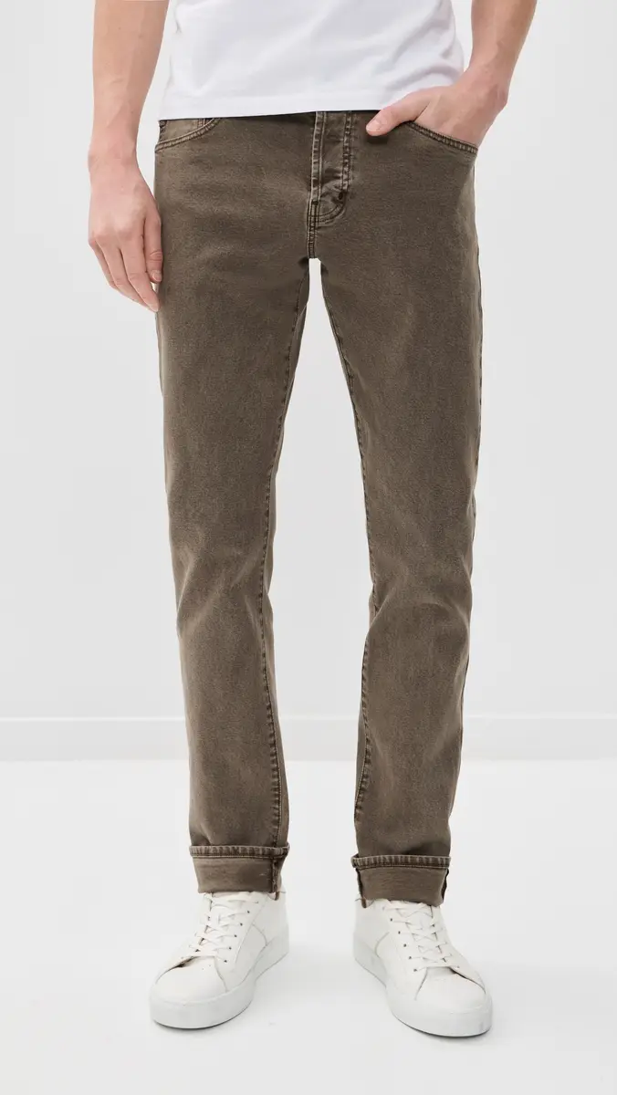 AG Tellis Stretch Selvage Modern Slim Denim Jeans Sulfur Taupe Grey | Thumbnail 2 AG Tellis Stretch Selvage Modern Slim Denim Jeans Sulfur Taupe Grey | Thumbnail 2