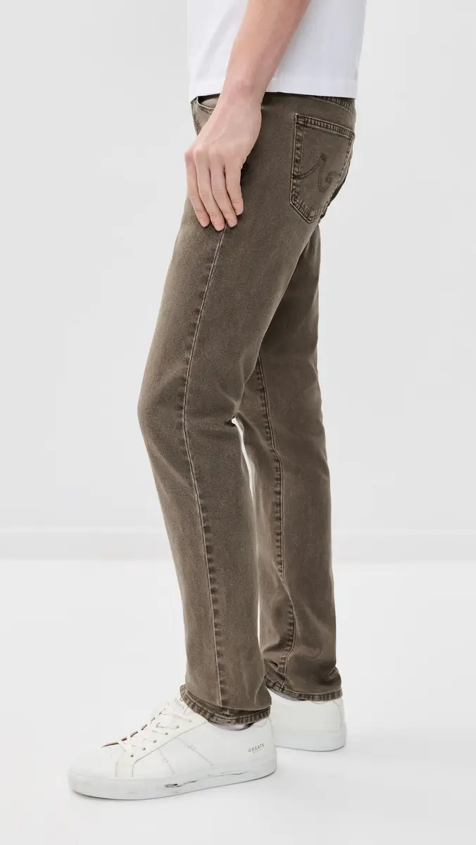 AG Tellis Stretch Selvage Modern Slim Denim Jeans Sulfur Taupe Grey | Thumbnail 4 AG Tellis Stretch Selvage Modern Slim Denim Jeans Sulfur Taupe Grey | Thumbnail 4