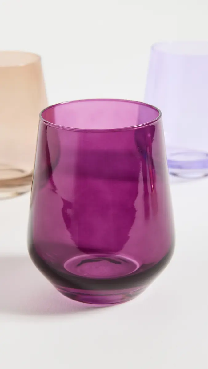 Estelle Colored Glass Stemless Set of 6 | Thumbnail 4 Estelle Colored Glass Stemless Set of 6 | Thumbnail 4