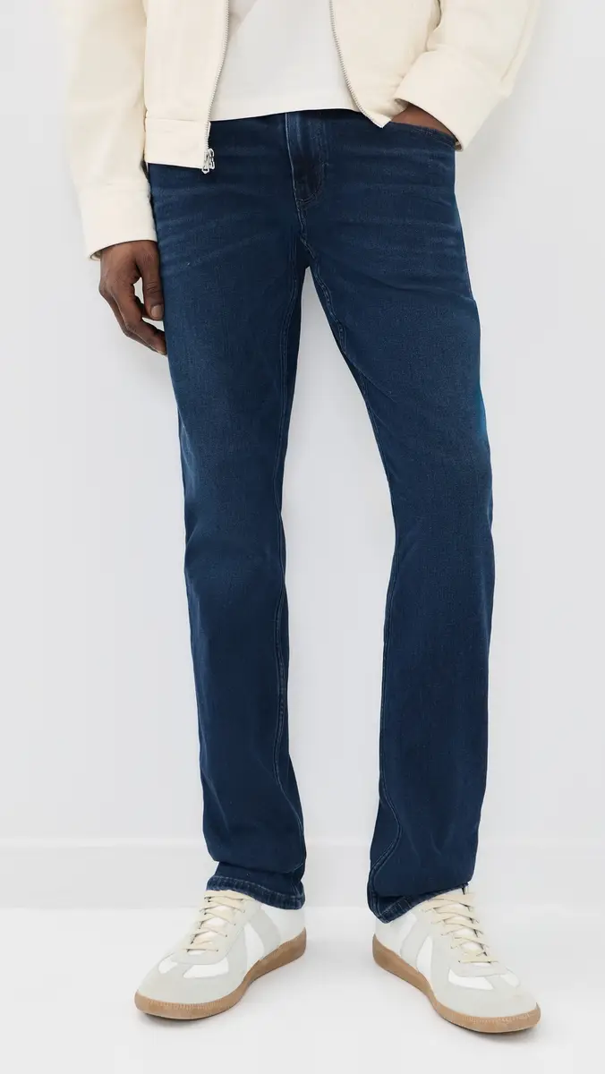 PAIGE Normandie Transcend Vintage Straight Jeans Jenkins | Thumbnail 2 PAIGE Normandie Transcend Vintage Straight Jeans Jenkins | Thumbnail 2