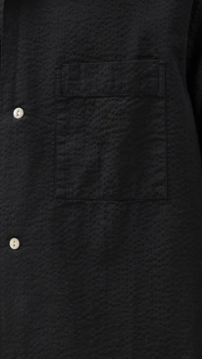 Knickerbocker Fulton Seersucker Shirt Black Black | Thumbnail 6 Knickerbocker Fulton Seersucker Shirt Black Black | Thumbnail 6