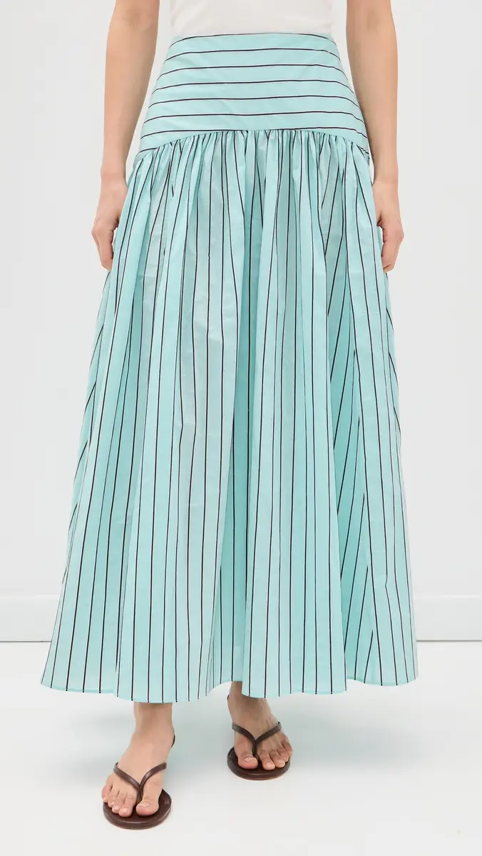 STAUD Procida Skirt Pool Stripe | Thumbnail 2 STAUD Procida Skirt Pool Stripe | Thumbnail 2
