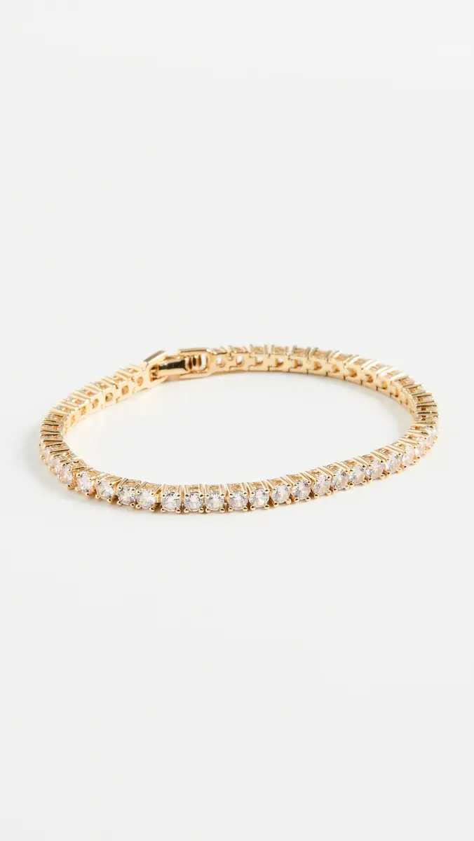 Shashi Tennis Clasp Bracelet | Thumbnail 2