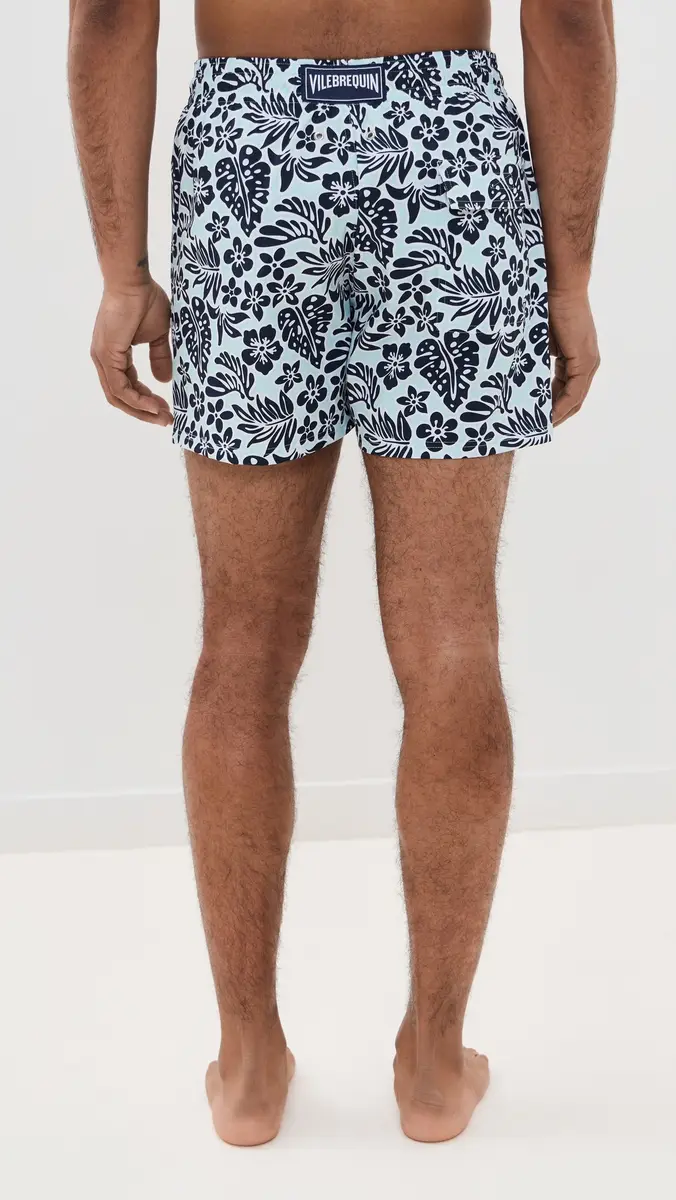 Vilebrequin Moorise Swim Trunks 5 Pacific | Thumbnail 3 Vilebrequin Moorise Swim Trunks 5 Pacific | Thumbnail 3