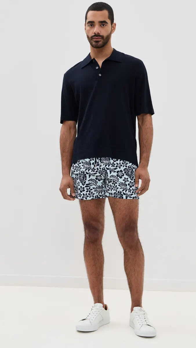 Vilebrequin Moorise Swim Trunks 5 Pacific | Thumbnail 5 Vilebrequin Moorise Swim Trunks 5 Pacific | Thumbnail 5