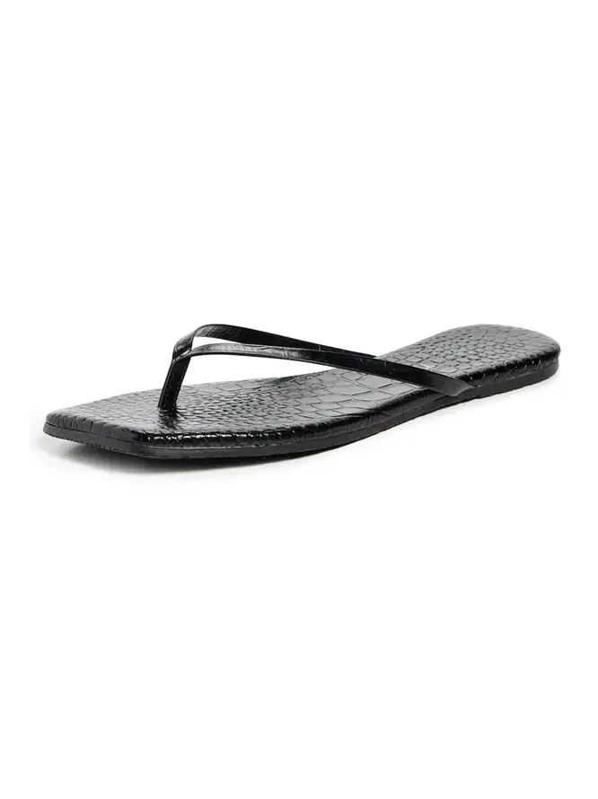 Square Toe Lily Flip Flops Square Toe Lily Flip Flops