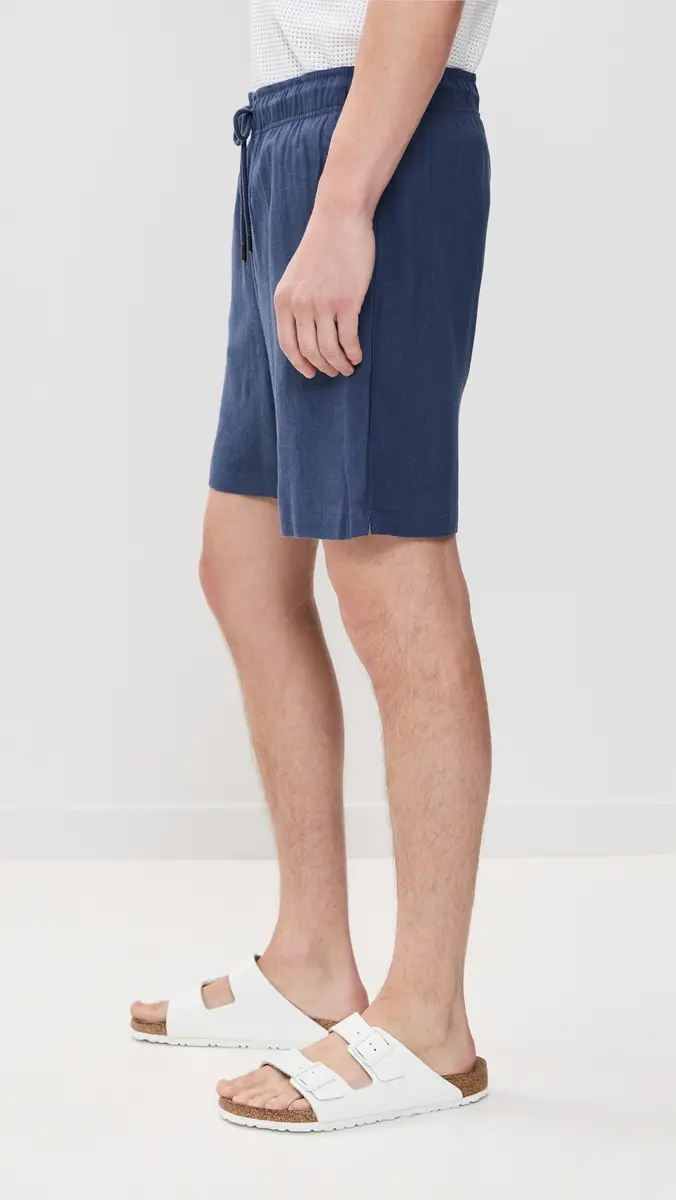 Onia Classic Pull On Linen Shorts 6 | Thumbnail 4