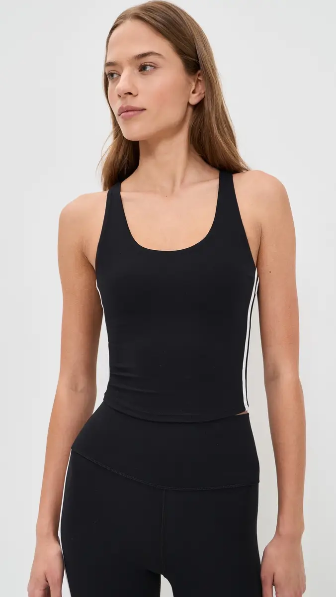 Splits59 Ella Airweight Tank Black/White | Thumbnail 2 Splits59 Ella Airweight Tank Black/White | Thumbnail 2