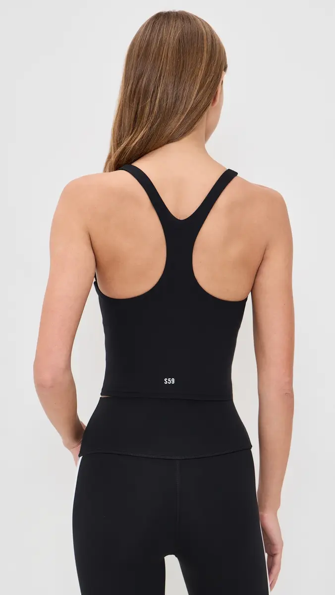 Splits59 Ella Airweight Tank Black/White | Thumbnail 3 Splits59 Ella Airweight Tank Black/White | Thumbnail 3