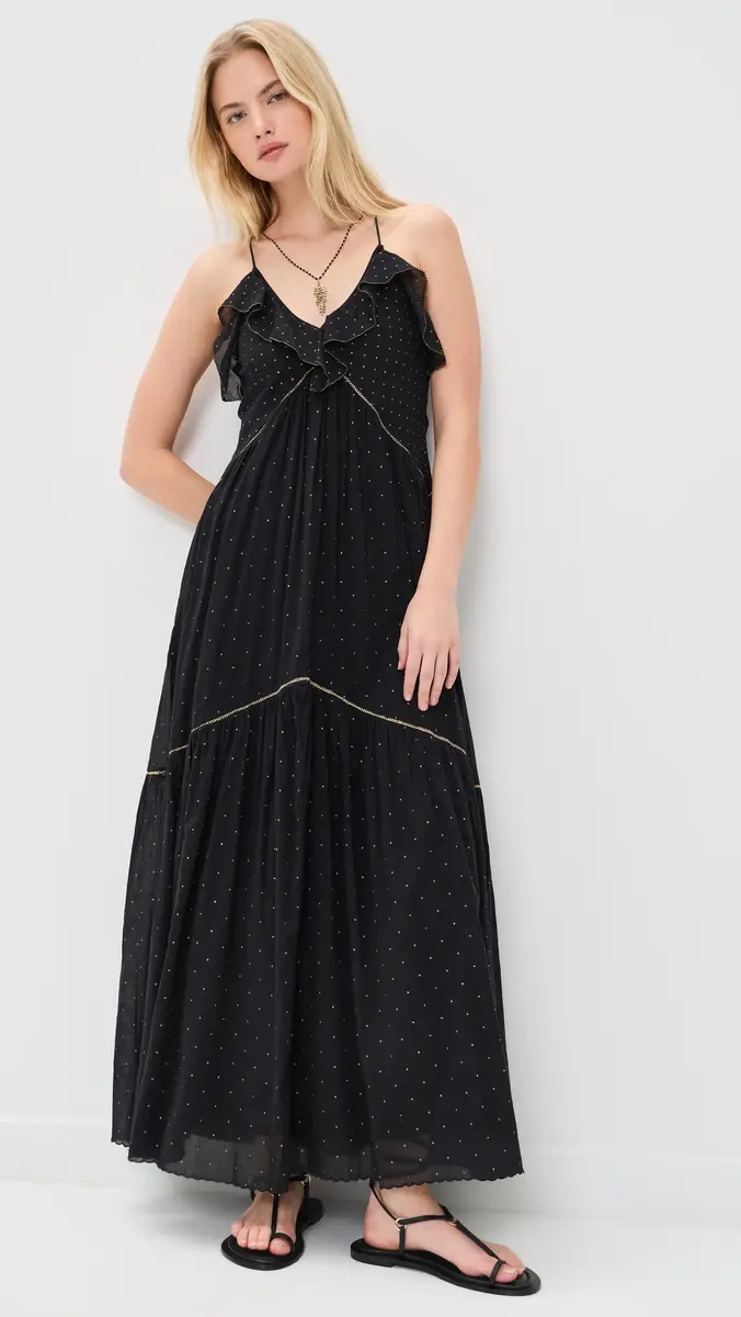 Isabel Marant Étoile Vasma Dress Black | Thumbnail 2