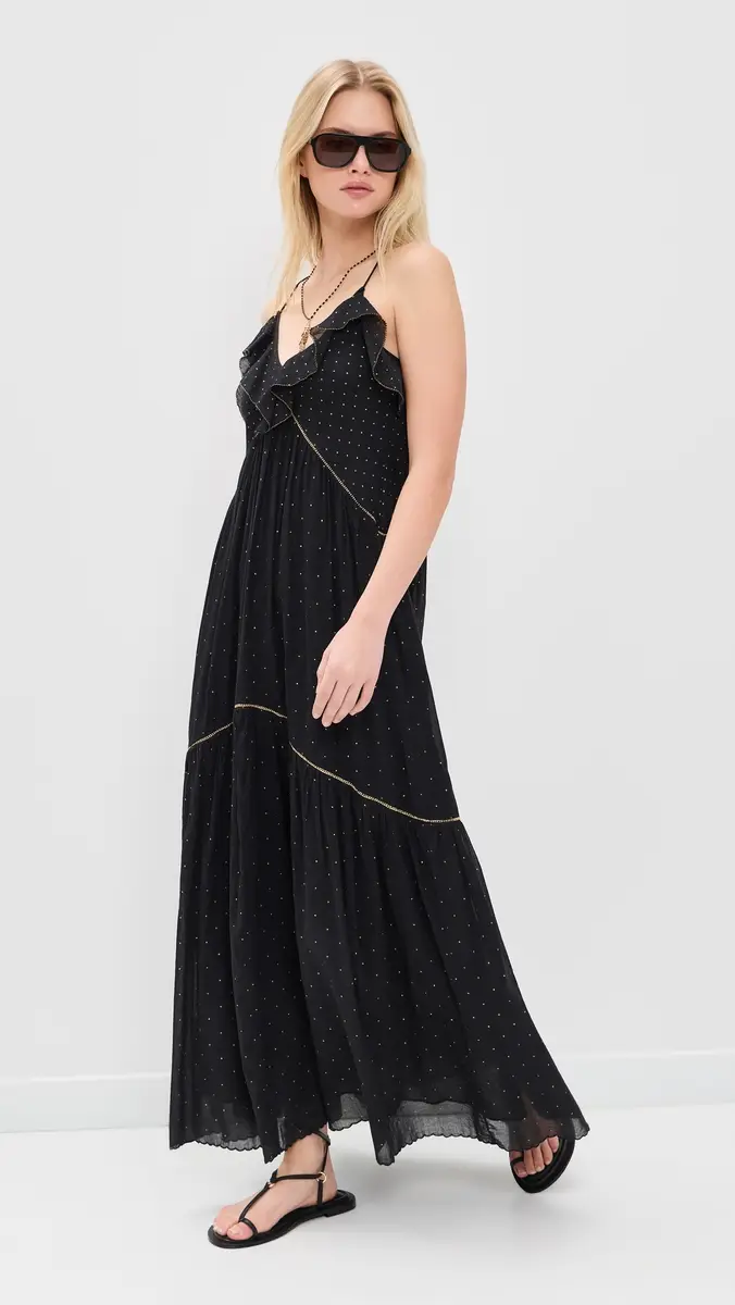 Isabel Marant Étoile Vasma Dress Black | Thumbnail 5